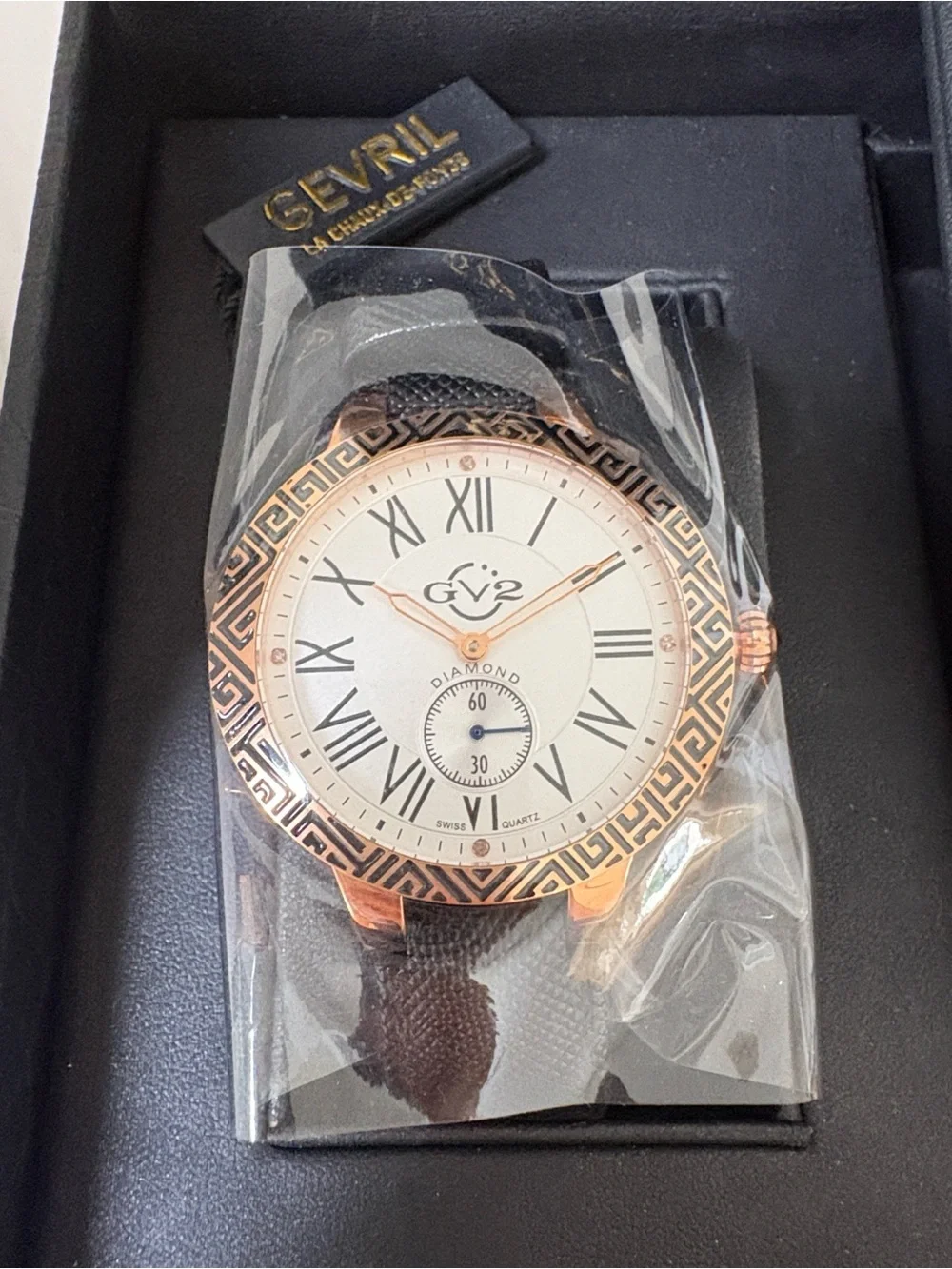 GV2 by Gevril Astor Diamond Watch 9125 Factory Sealed Limited Edition 125/500